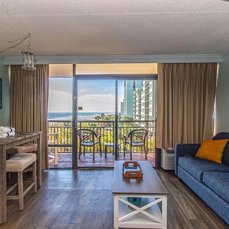 Oversized Ocean View Queen Suite With Beautiful Fireplace And Accents - Sleeps 4 Guests! Myrtle Beach Kültér fotó