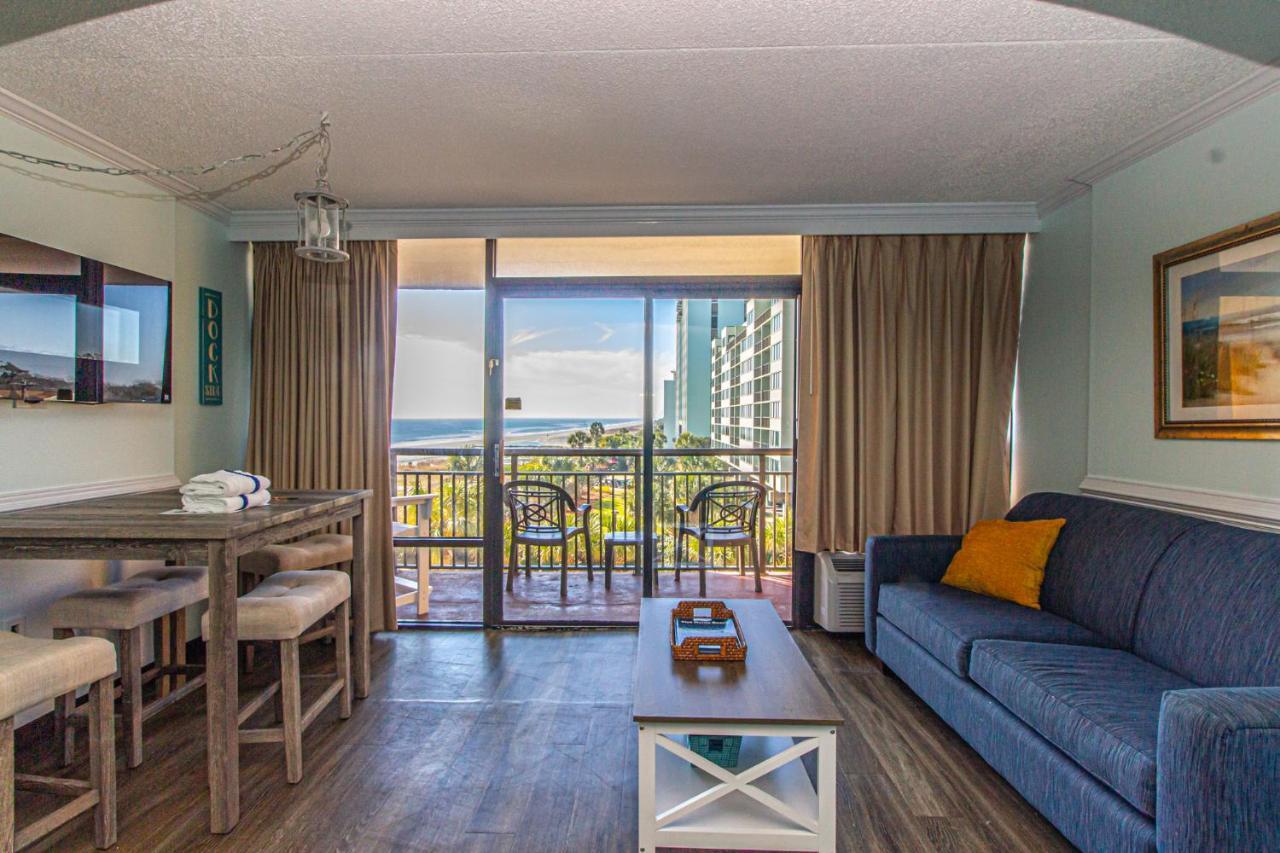 Oversized Ocean View Queen Suite With Beautiful Fireplace And Accents - Sleeps 4 Guests! Myrtle Beach Kültér fotó