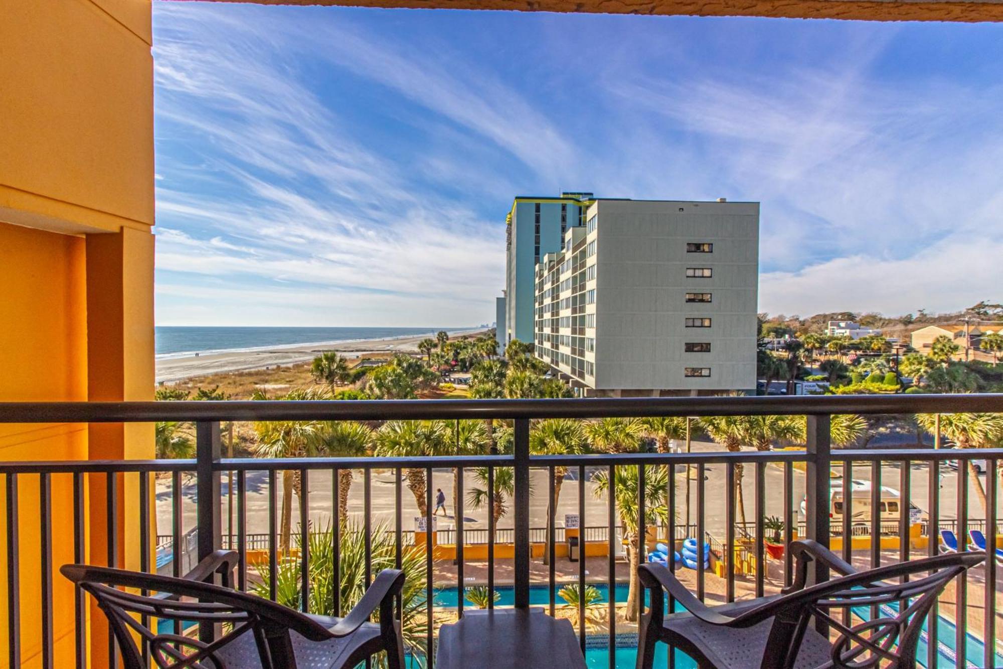 Oversized Ocean View Queen Suite With Beautiful Fireplace And Accents - Sleeps 4 Guests! Myrtle Beach Szoba fotó