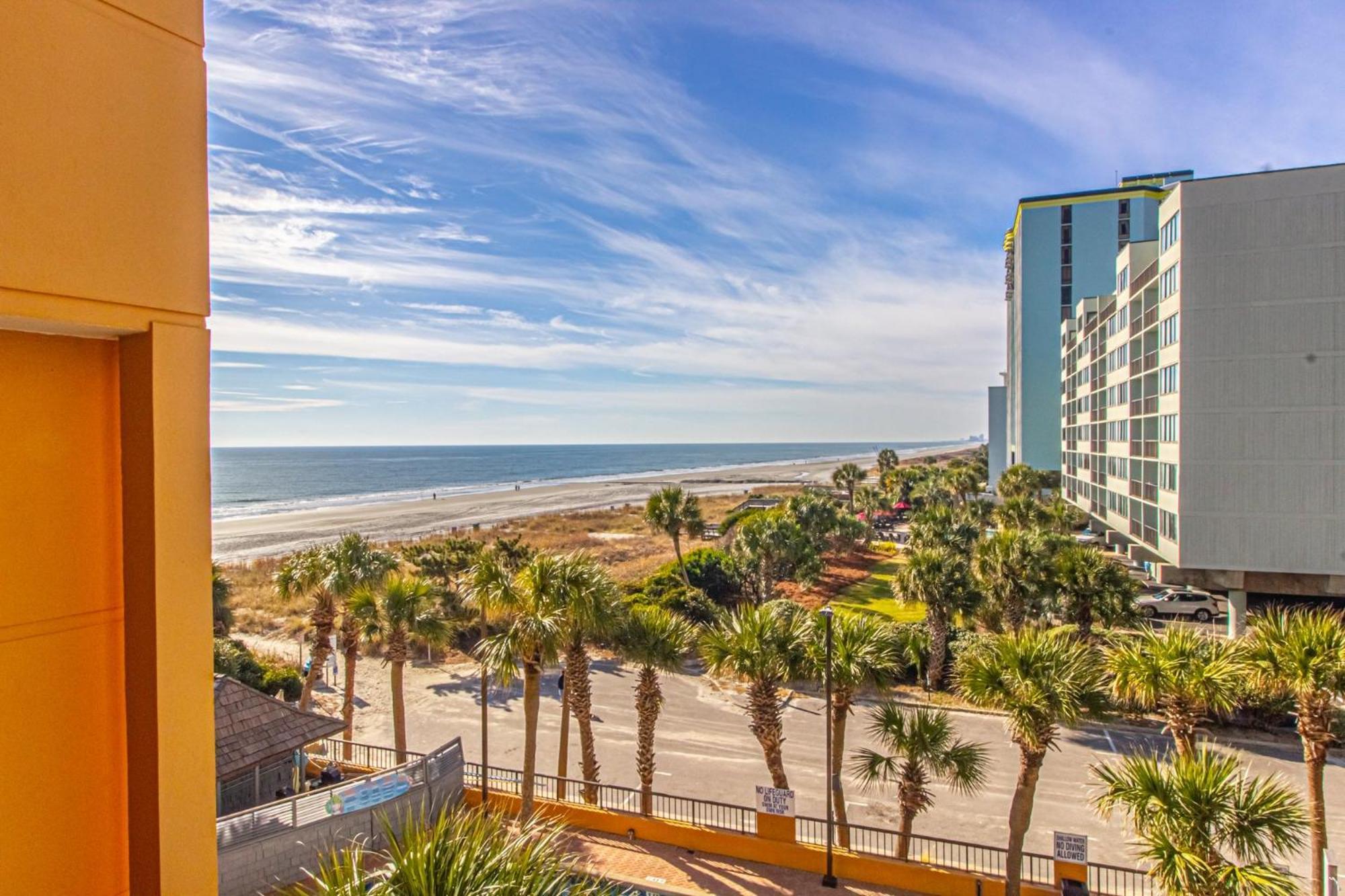Oversized Ocean View Queen Suite With Beautiful Fireplace And Accents - Sleeps 4 Guests! Myrtle Beach Szoba fotó